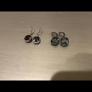 2 Pairs Drop Earrings from Nordstrom- EUC